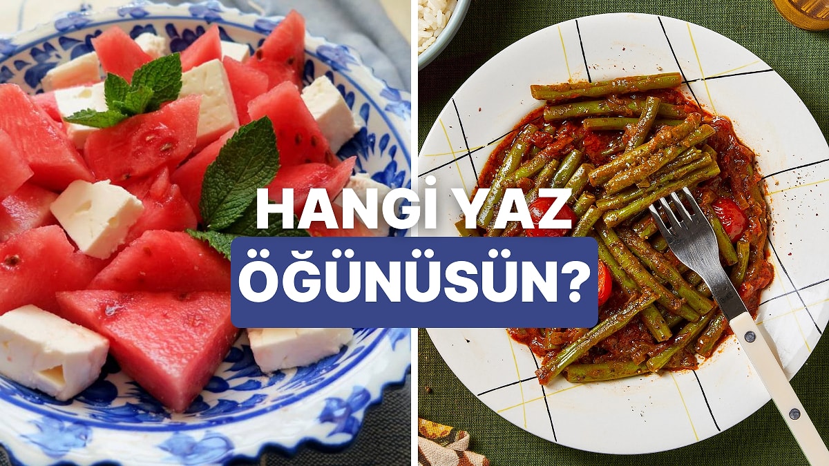 Sıcak Havada Buz Gibi Bir Öğün Olsan Hangisi Olurdun?