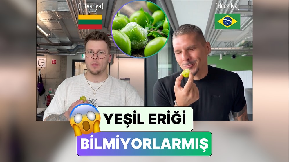 Yabancı İş Arkadaşlarını Ülkemizin Yiyecekleri ile Tanıştıran İçerik Üreticisi Şimdi de Tuzlu Erik Denetti