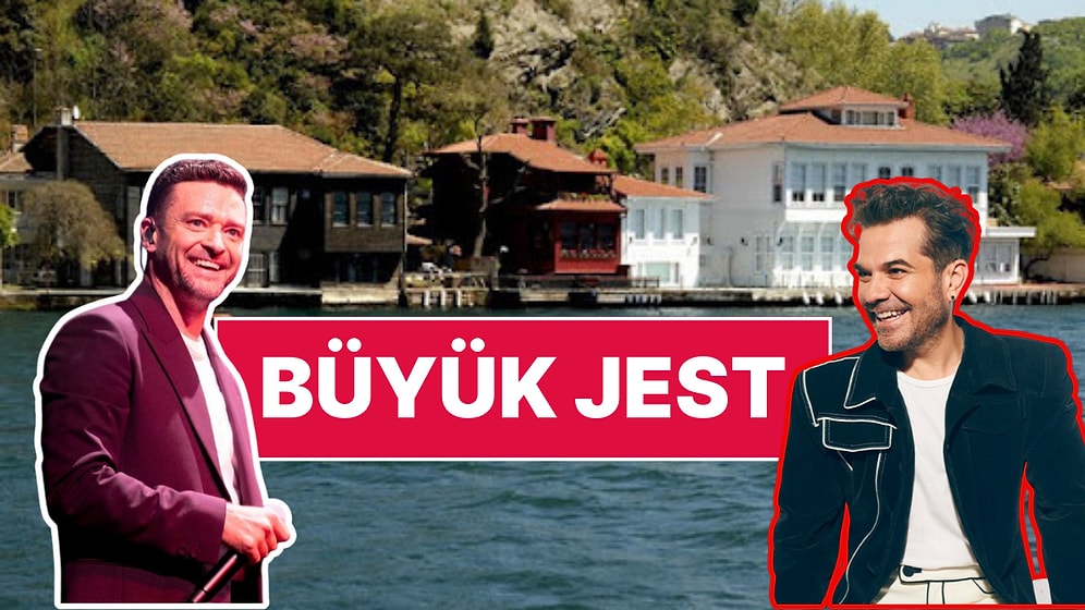 Kenan Doğulu ve Beren Saat'ten Dünyaca Ünlü Yıldıza Jest: Justin Timberlake’i Meşhur Yalısında Ağırlayacaklar!