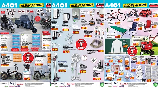 A101'e 3 Musluklu Su Sebili Geliyor! 17 Temmuz 2025 A101 Aldın Aldın Kataloğu