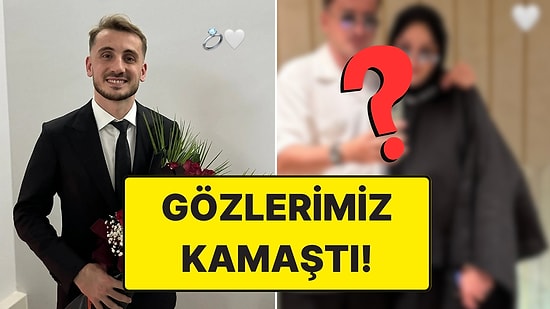 Yeni Evli Kerem Aktürkoğlu'ndan Eşi Ceren Aktürkoğlu'yla Romantik Bir Kare Geldi