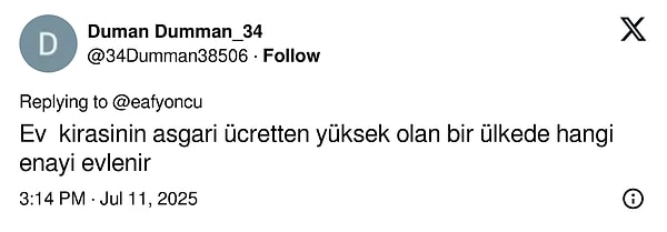 Afyoncu'nun paylaşımına yapılan yorumlar şöyle oldu: