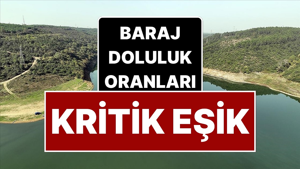 İstanbul Barajlarından Kritik Eşik! İSKİ Baraj Doluluk Oranlarını Açıkladı