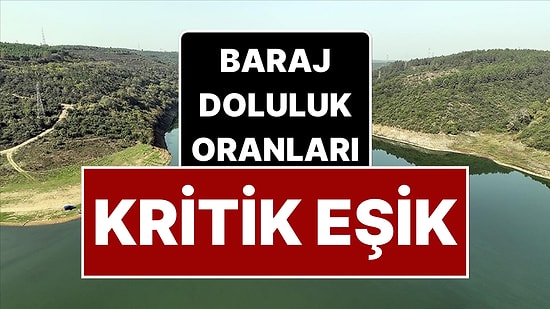 İstanbul Barajlarından Kritik Eşik! İSKİ Baraj Doluluk Oranlarını Açıkladı