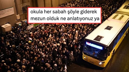 Üniversiteye Otobüsle Gitmeye Utanan X Kullanıcısına Mahşeri Aratmayan Metrobüsle Yanıt Veren Mizahşörler
