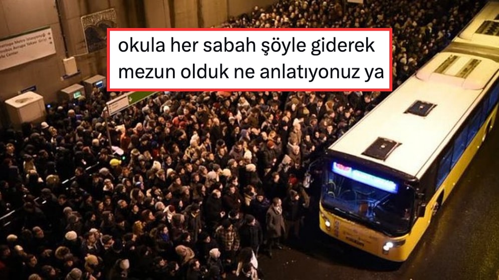 Üniversiteye Otobüsle Gitmeye Utanan X Kullanıcısına Mahşeri Aratmayan Metrobüsle Yanıt Veren Mizahşörler