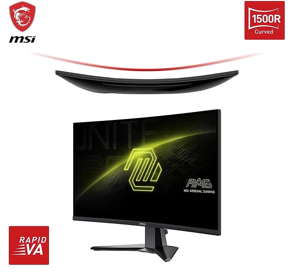 MSI 27" MAG 27C6F Gaming Monitör