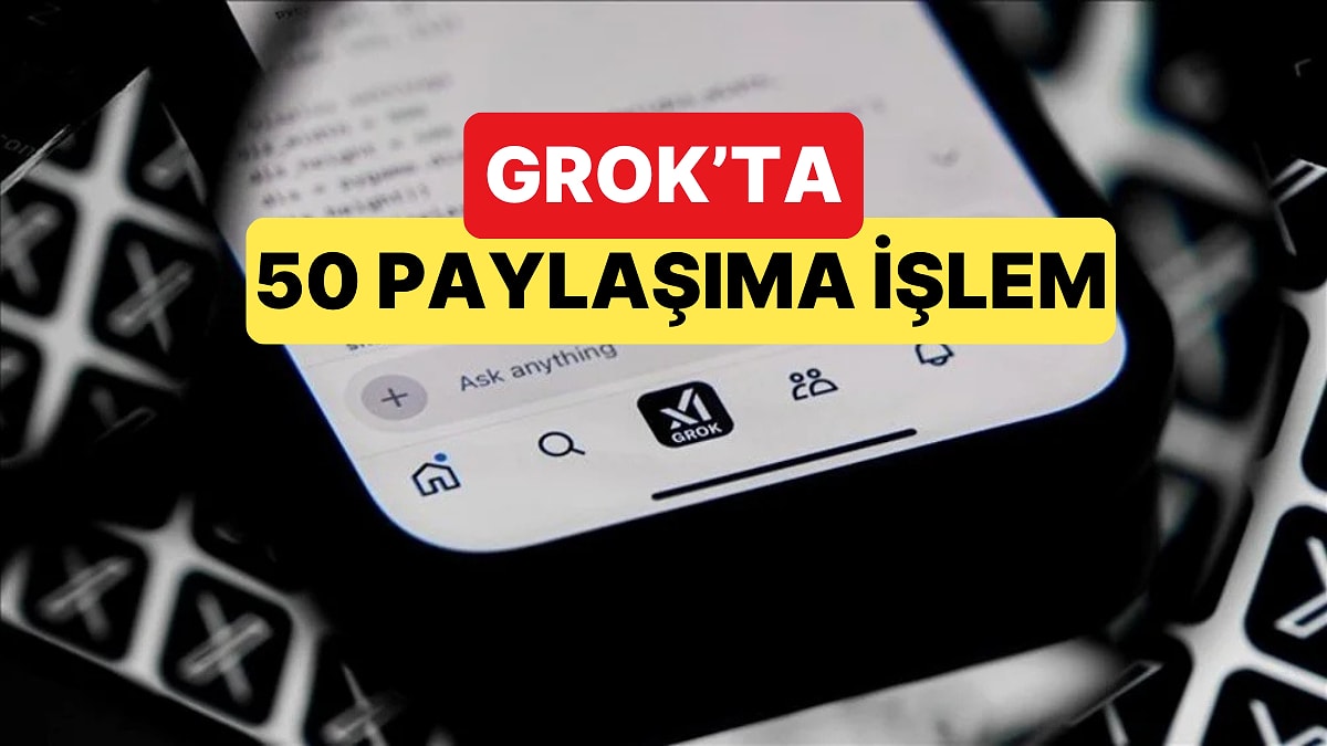 Grok&apos;un 50 Paylaşımına İşlem Yapıldı, Bir Kısmı Silindi Bir Kısmı Görünmez Hale Getirildi