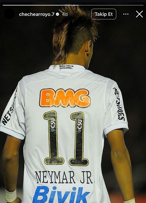 İlk paylaşım Neymar'la geldi.