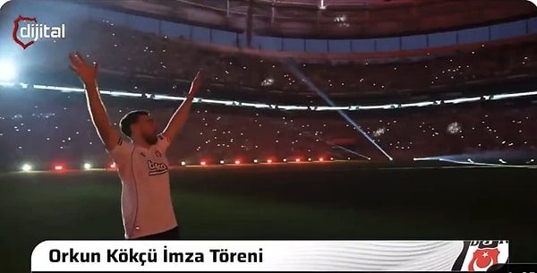 Taraftarlara seslenen Orkun Kökçü, takıma, teknik heyete, arkadaşlarına ve başkan Adalı'ya her şartta destek istedi.