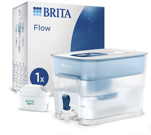 BRITA Flow Filtreli Su Sebili 1xMAXTRA PRO ALL-IN-1 Filtreli