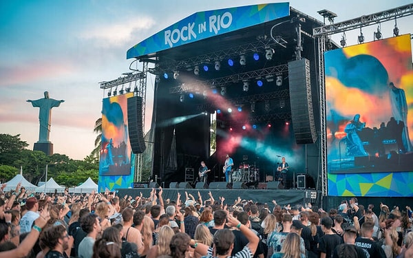 6. Rock in Rio - Rio de Janeiro, Brezilya