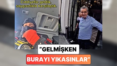 Sivas'ta Yangın İhbarına Giden İtfaiye Herhangi Bir Yangın Olmadığını Gördü: "Gelmişken Dükkanı Yıkayın"