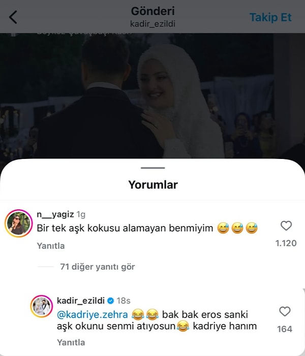 İkilinin düğünü 12 Temmuz günü gerçekleşti, Kadir Ezildi ve Gamze Türkmen, uzun süren hazırlıkların ardından nihayet dünyaevine girdi.