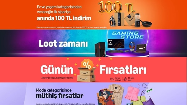 Amazon.com.tr kampanyaları ve detaylarına ulaşabileceğiniz linkler aşağıda 👇🏽