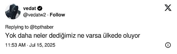 Yaşananlara sosyal medyada tepki vardı👇🏻