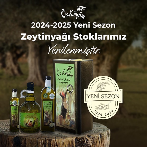 Öz Köyüm Zeytincilik, Türkiye’de zeytinyağı üretiminin saygın markalarından biri olmayı sürdürüyor.