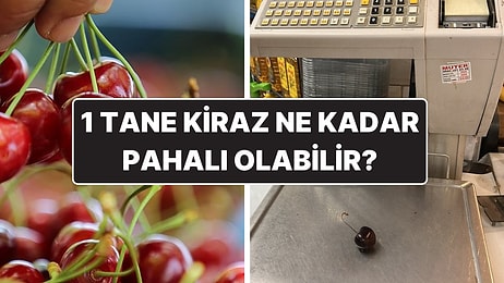 İstanbul’da Kilosunun 800 Liraya Kadar Çıktığı İddia Edilmişti: 1 Tane Kirazın Fiyatı 8 Lira 40 Kuruş Oldu!