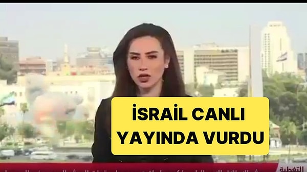 İsrail, Suriye'de Cumhurbaşkanlığı Sarayını Vurdu, O Anlar Canlı Yayında Görüldü