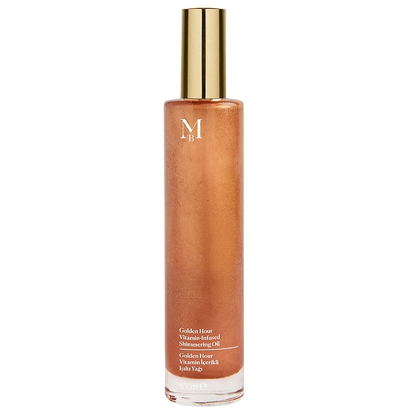 10. Misbahçe Golden Hour Vitamin İçerikli Işıltılı Saç ve Vücut Yağı 100 ml