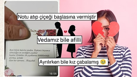 Bu Nasıl Son Söz? Eski Sevgilisine Veda Etmek İçin Çiçek Gönderen Kadın "Vedamız Bile Afili" Dedirtti