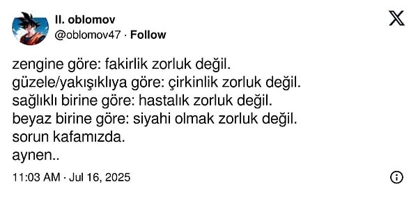 "Tok açın halinden ne anlasın..." 👇