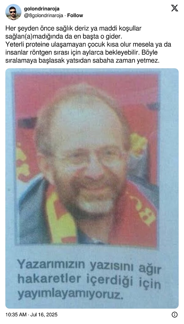 "... Maddi koşullar sağlan(a)madığında" 👇