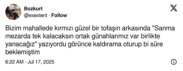"Ortak günahlarımız var..." 👇