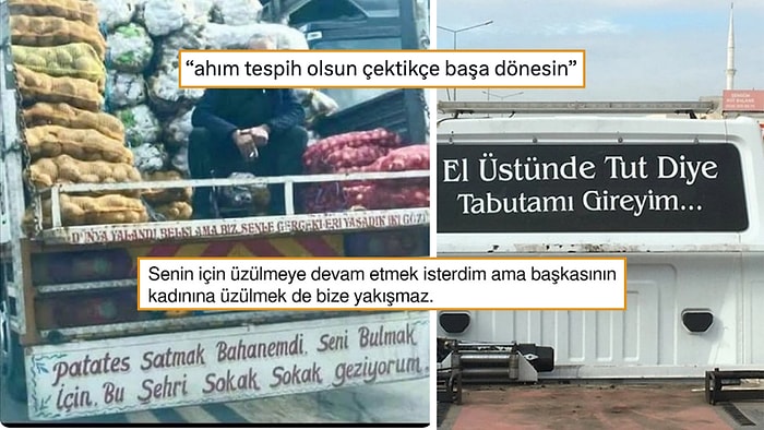 “Sağa Çekip Düşüneceksin!” Dedirten En Efsane Araba Yazılarını Paylaşanlar