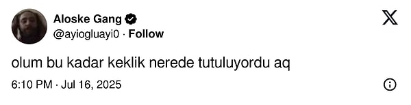 Haliyle eğlenceli paylaşımlar da eksik olmuyor.