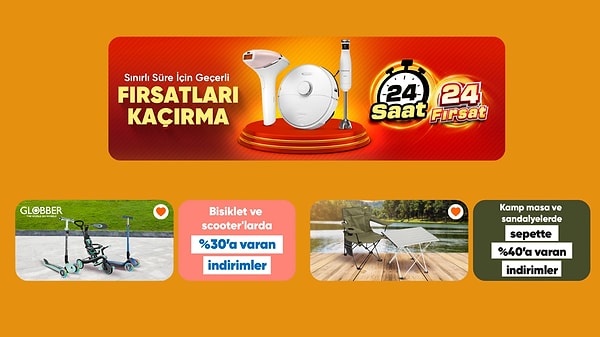 Hepsiburada'da öne çıkan ve en çok tıklanan indirim linkleri 👇🏽