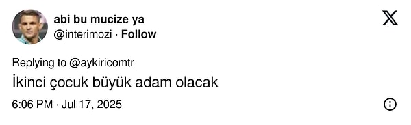 "Büyük adam olacak" 👇