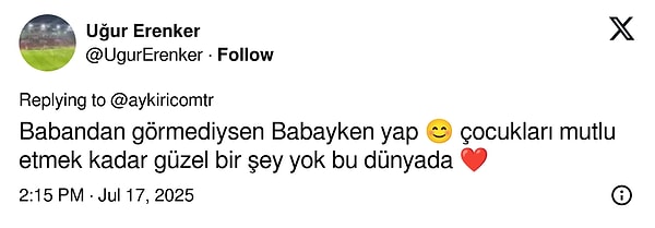 "Babandan görmediysen babayken yap!" 👇