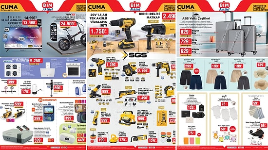 BİM'e Valiz Seti Geliyor! 25 Temmuz 2025 BİM Aktüel Ürünler İndirim Kataloğu