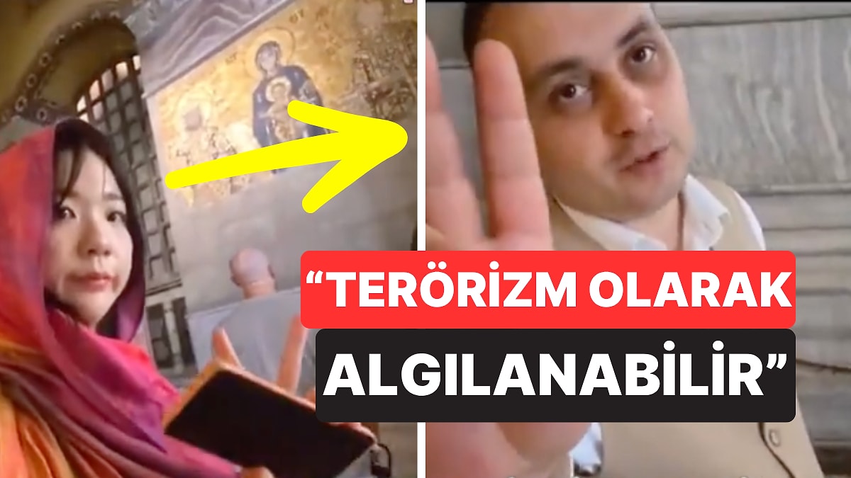 Twitch Yayıncısı, Ayasofya&apos;da &quot;Barış İşareti&quot; Yapınca Güvenlikler Tarafından Uyarıldı: &quot;Terörizmle İlişkili&quot;