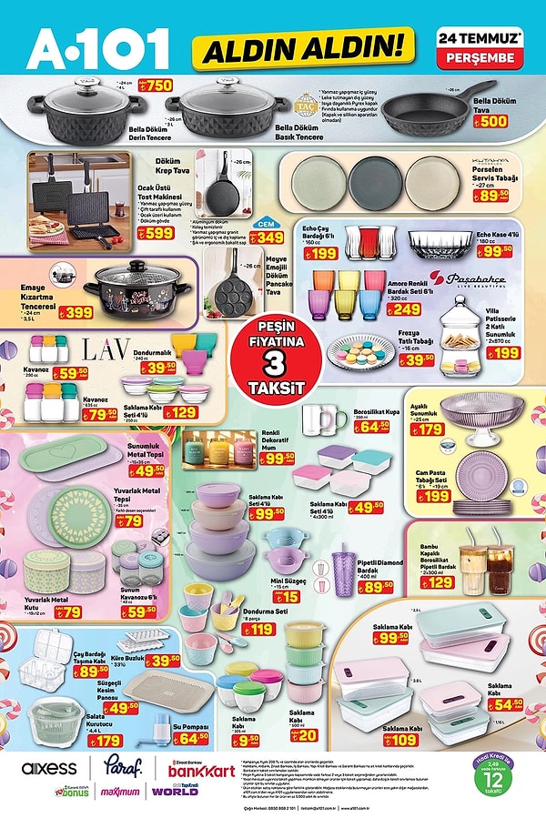 Döküm Derin Tencere 750 TL