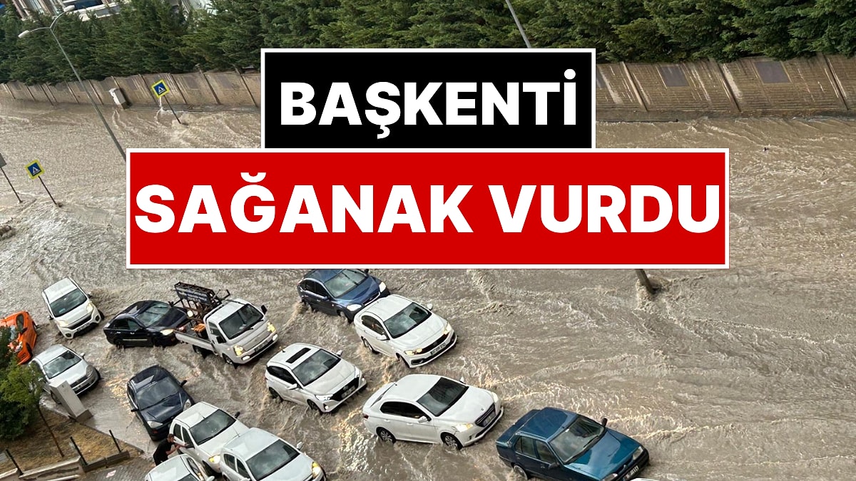 Ankara&apos;yı Sağanak Vurdu: Art Arda Uyarıların Ardından Başkent&apos;ten Yağış Görüntüleri