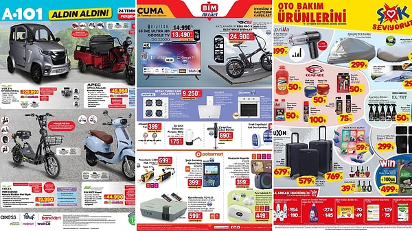 İndirim Günleri Başlıyor! 19 - 25 Temmuz Haftasında A101 ve BİM Aktüel Ürünler Listesinde Ne Var?