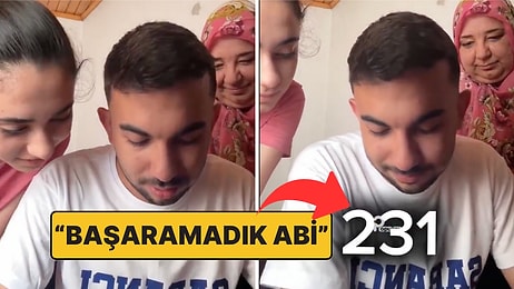 YKS'de İlk 100'ü Hedefleyen Genç 231. Olunca "Başaramadık Abi" Dedi