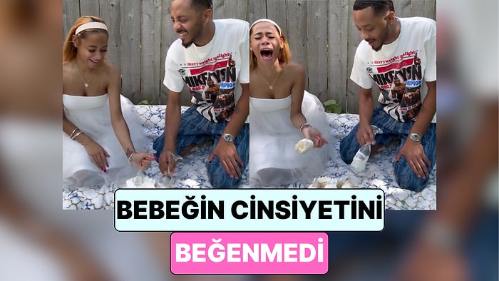 Bir Cinsiyet Partisinde Bebeğinin Cinsiyetini Öğrenen Kadın Hüngür Hüngür Ağladı