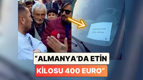 "Almanya'da Etin Kilosu 400 Euro" Diyen Gurbetçiye 400 Euro'ya Araba Şoku