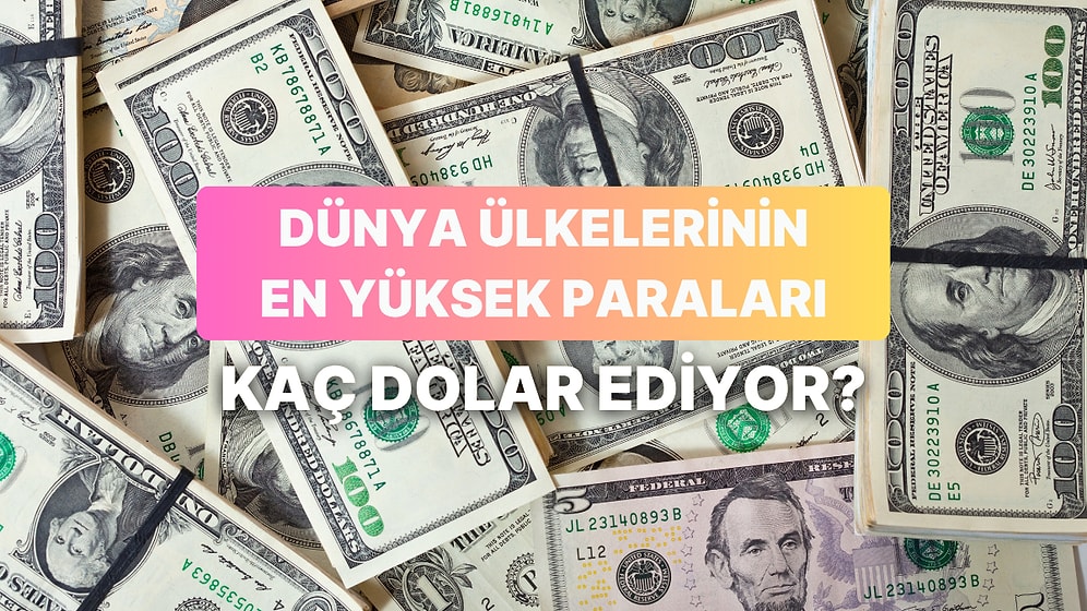Dünya Ülkelerinin Tedavüldeki En Yüksek Paraları Kaç Dolara Karşılık Geliyor?