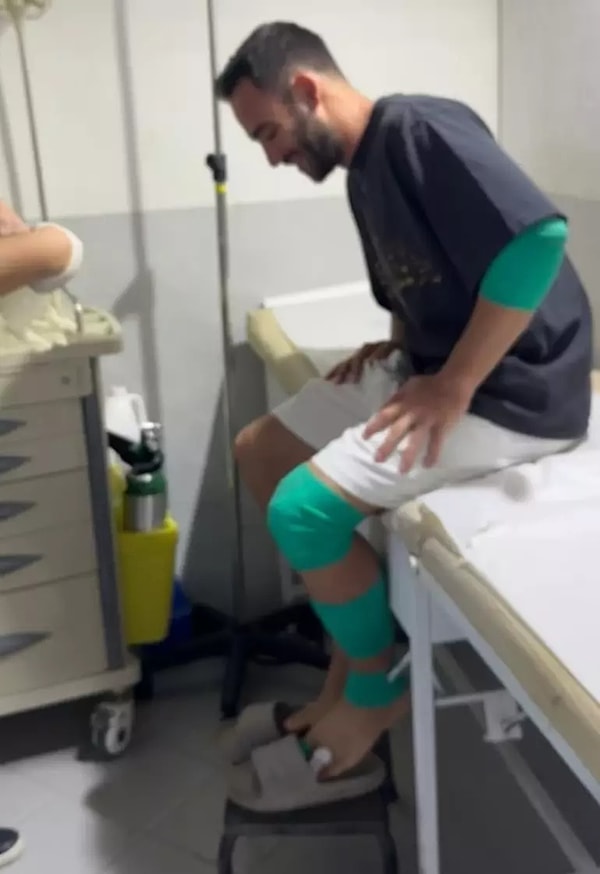 Mert Öztürk kaza sonrasında hastaneye kaldırıldı