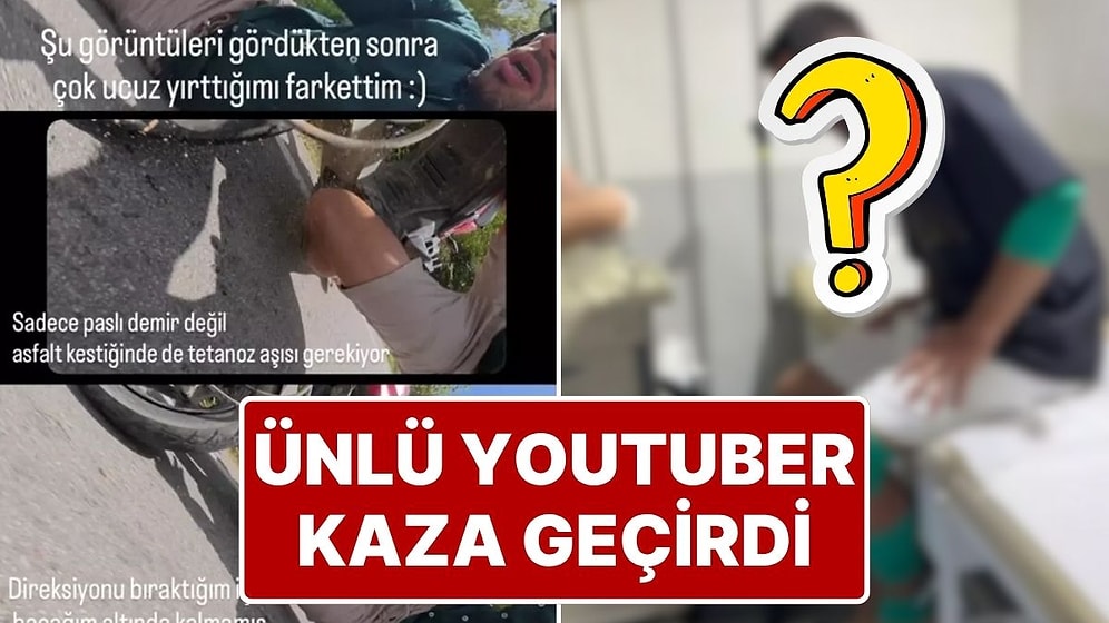 Ünlü Youtuber Mert Öztürk Dominik Cumhuriyeti’nde Motosiklet Kazası Geçirdi