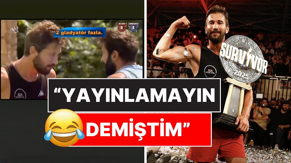 "Yayınlamayın" Demiş: Survivor Şampiyonu Adem Kılıçcı Yarışmadaki Komik Kazasını Paylaştı!