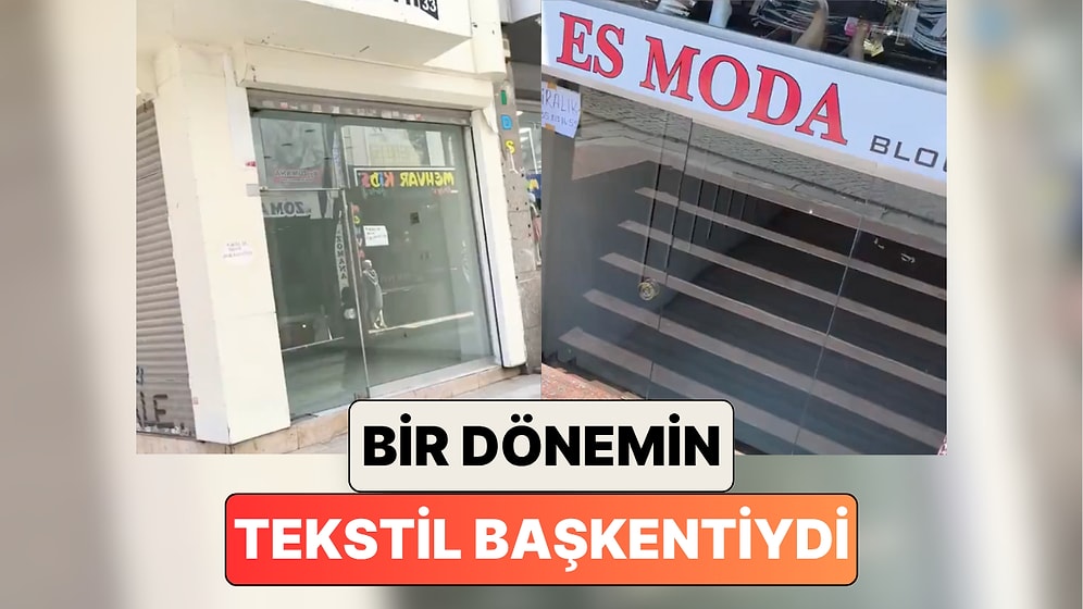 Bir Sosyal Medya Kullanıcısı Bir Dönemin Tekstil Başkenti Laleli'nin Geldiği Son Durumu Paylaştı