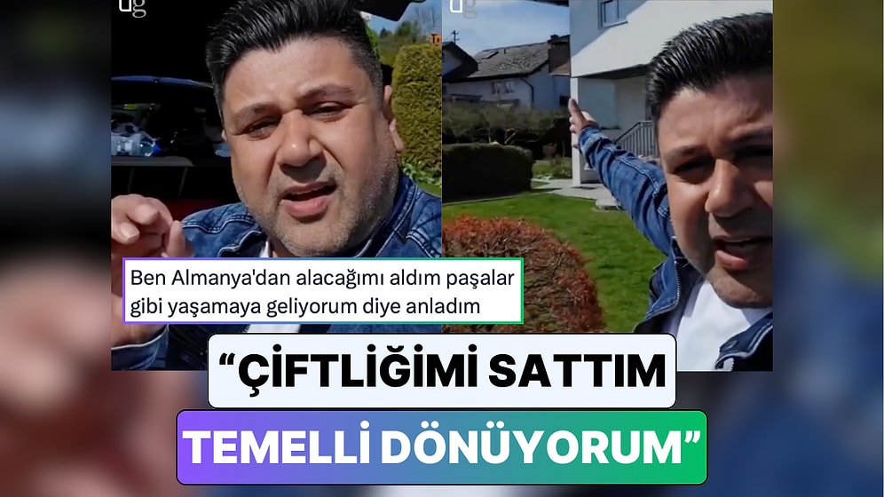 Almanya Pahalı Olduğu İçin Türkiye'ye Döneceğini Söyleyen Gurbetçinin Çiftliğini Sattığı Rakam Dudak Uçuklattı