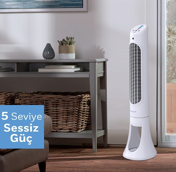 Amazon’da bugün indirime giren HONEYWELL QuietSet HYF260 Tüm Oda İçin Salınımlı Kule Vantilatör, yaz aylarında evin her köşesine serinlik getirmek isteyenler için harika bir seçenek!