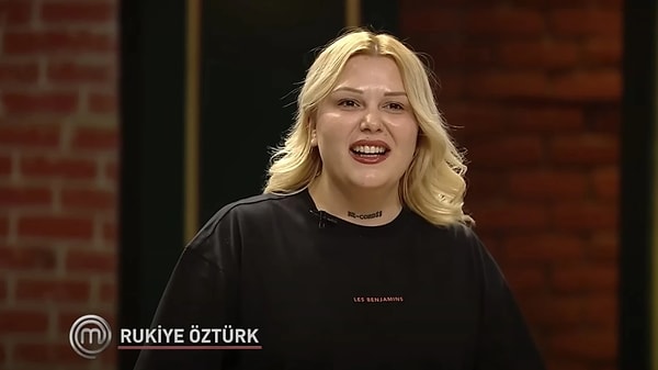 Yedekler için yapılan yarışmada Rukiye, MasterChef'ten çekildi.