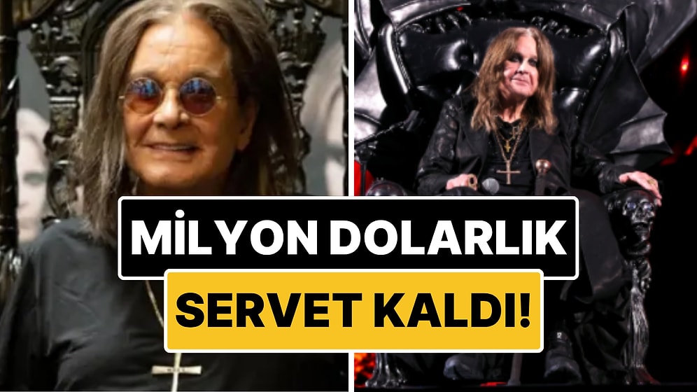 Ani Bir Şekilde Hayatını Kaybeden Ozzy Osbourne'dan Geriye Milyon Dolarlık Serveti Kaldı